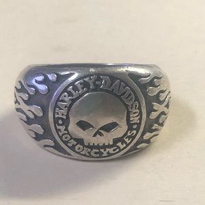 Harley Davidson Sterling Silver Men’s Ring